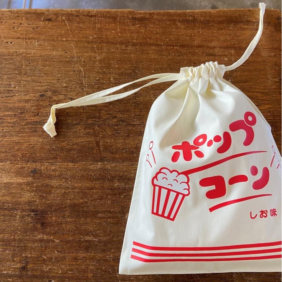 HIGHTIDE（ハイタイド） ニューレトロ 巾着袋 ポップコーン ラブ