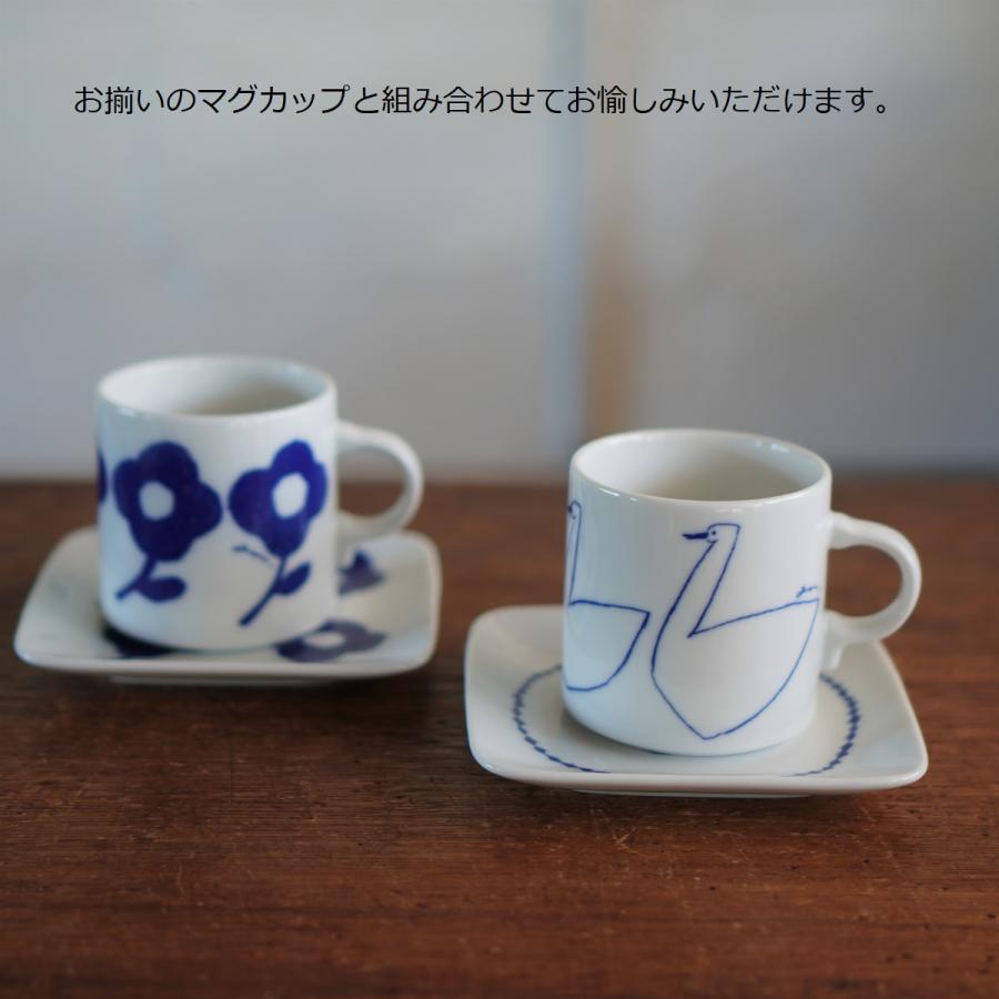 オールドニッポン 志水禄之助商店 21.9㎝ 白鳥 ガチョウ プレート 皿 オールドニッポン 志水禄之助商店 21.9㎝ 白鳥 ガチョウ プレート 皿