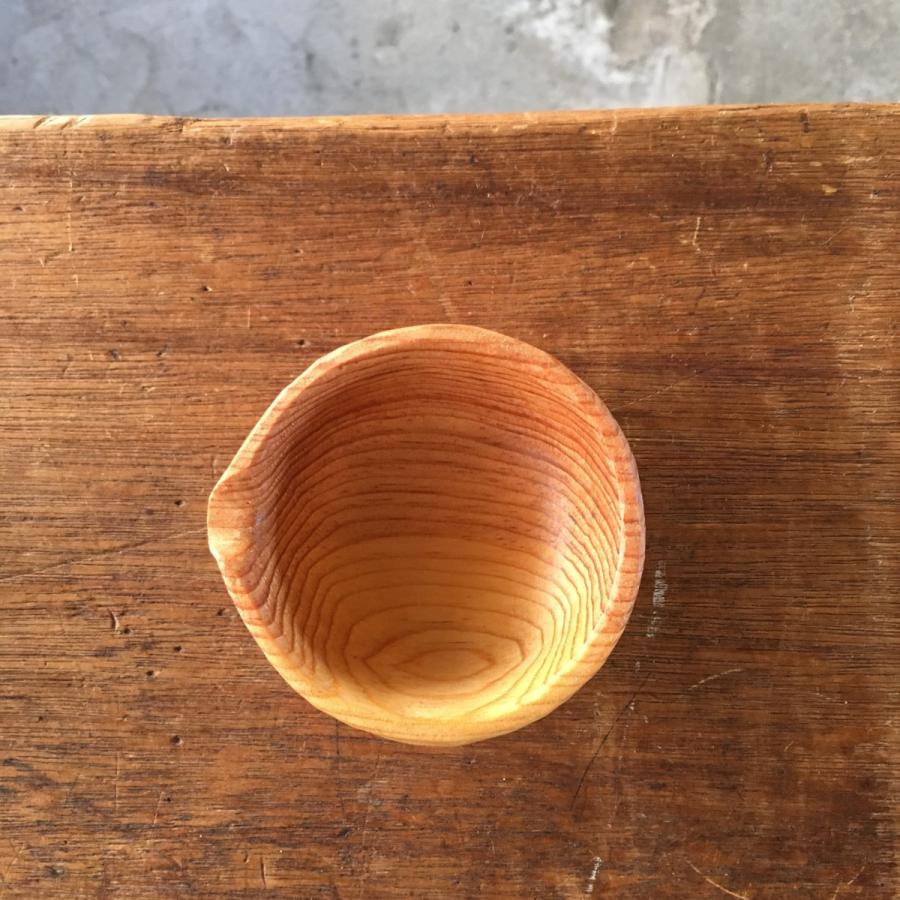 ラオス 片口ボウル ピッチャー 小鉢 木製 ハンドメイド 天然木