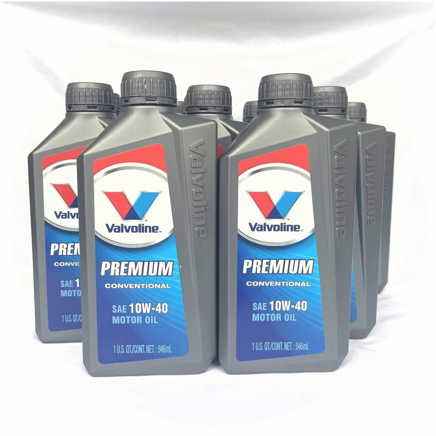 NEWボトル　宅配便発送　Valvoline Premium Conventional　プレミアム　コンベショナルオイル　10W-40　1QT（946ml）お買得12本セット｜garageshop-eg｜04