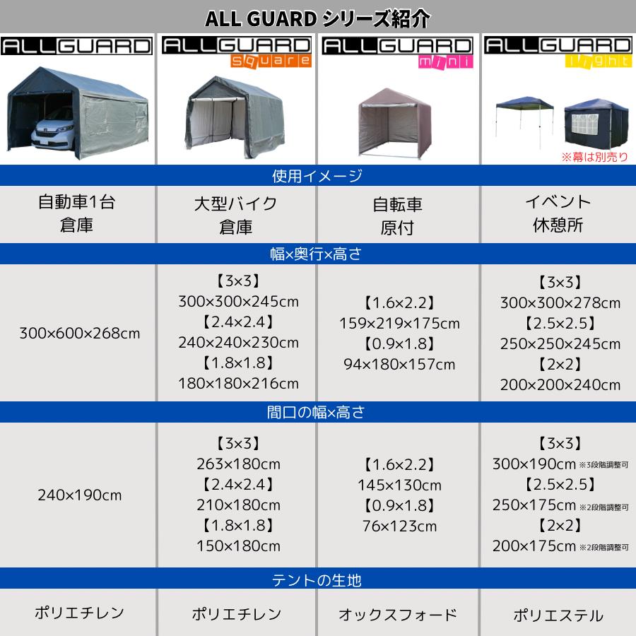 ワンタッチ 持ち運び専用 イベントテント 3×3m タープテント