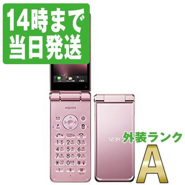シャープ 601SH 携帯電話 ガラケー 中古品 AQUOS 601SH ケータイ2 ピンク SIMフリー 中古 ガラケー 本体 美品