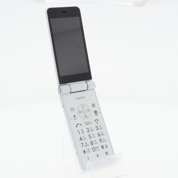 AQUOS 601SH ケータイ2 ホワイト SIMフリー 中古 ガラケー 本体 良品