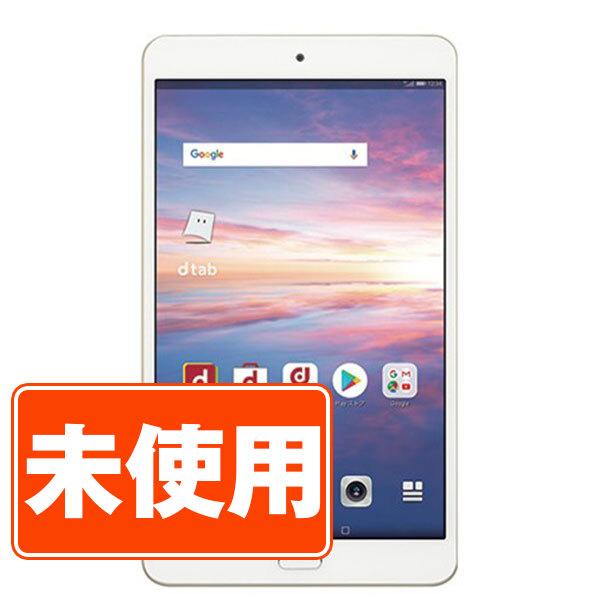 HUAWEI（ファーウェイ） 新古品 d-02K dtab Compact Gold SIMフリー ドコモ タブレット 本体 あすつく ...