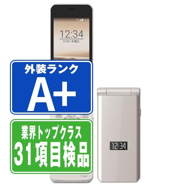 arrows - arrowsケータイF-41C  ゴールド　4G対応　新品未使用　simフリー ムスビー｜安心保証 新品同様 arrows ケータイ ベーシック F-41C