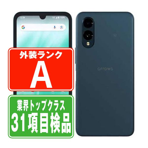 arrows We2 F-52E 本体　スマホ新古品 arrows F-52E We2 ネイビーグリーン SIMフリー ドコモ 中古 スマホ