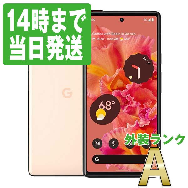 GooglePixel6 Coral128GB 中古　訳あり Google Pixel Pixel6 128GB Kinda Coral SIMフリー ソフトバンク 中古
