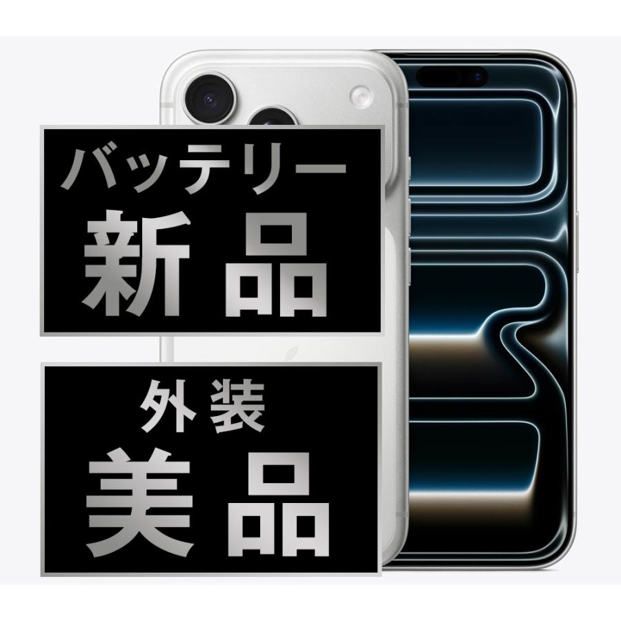 バッテリー新品交換済 iPhone17 Pro 256GB シルバー SIMフリー 中古