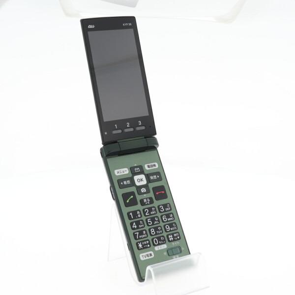KYOCERA かんたんケータイ KYF36 グリーン 京セラ - au かんたんケータイ KYF36 グリーン Amazon