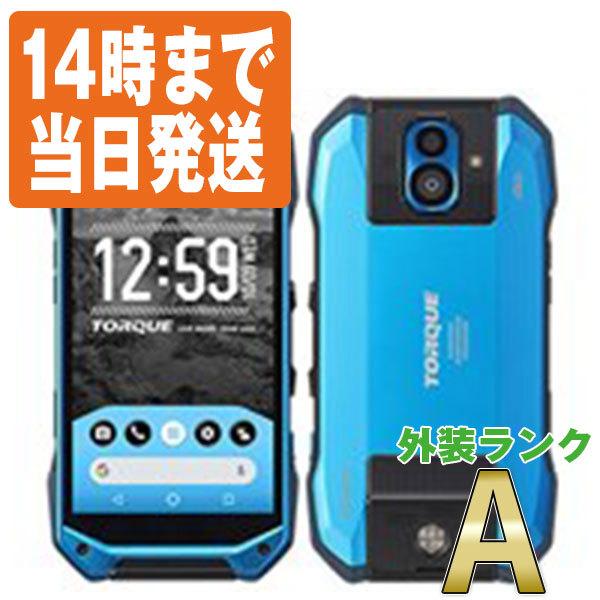 【SIMフリー】KYOCERA TORQUE G04 KYV46 京セラ 34 KYOCERA KYV46 TORQUE G04 ブルー au SIMフリー 中古 スマホ