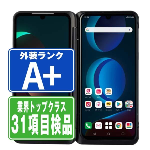 送料無料 美品 スマホ本体 LG V60 ThinQ 5G L-51A 動作OK LGエレクトロニクス L-51A LG V60 ThinQ 5G The Black SIMフリー