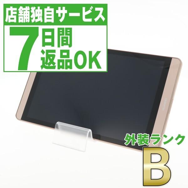 ＊即発可能＊ 7日間返品OK MediaPad M2 8.0 32GB ゴールド SIMフリー 良品 中古 スマホ 本体 あすつく mpm232ggl7mtm