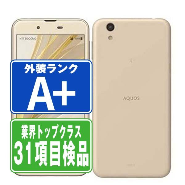 AQUOS SH-01K sense シャンパンゴールド SIMフリー ドコモ 中古