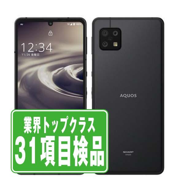 AQUOS SHG05 sense6 ブラック SIMフリー au 中古 スマホ 本体 良品 7