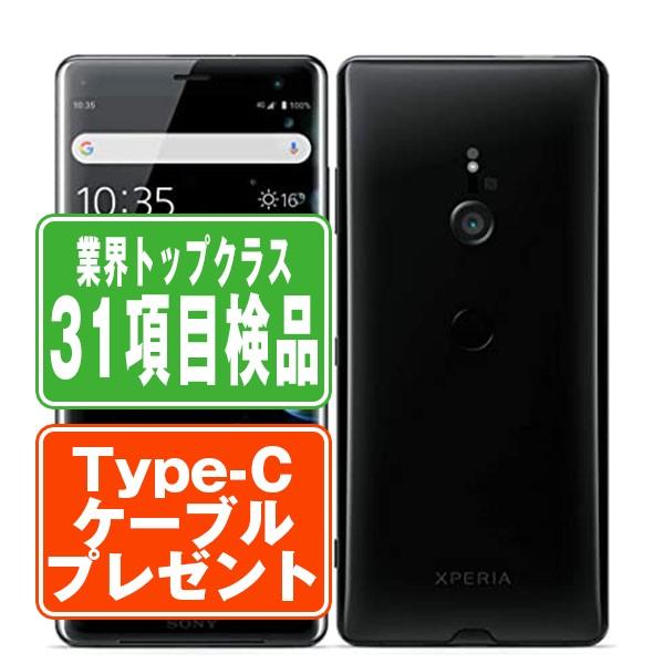 【中古品】SONY Xperia XZ3 SOV39 au SONY（ソニー） SOV39 XPERIA XZ3 ブラック SIMフリー au 中古 スマホ