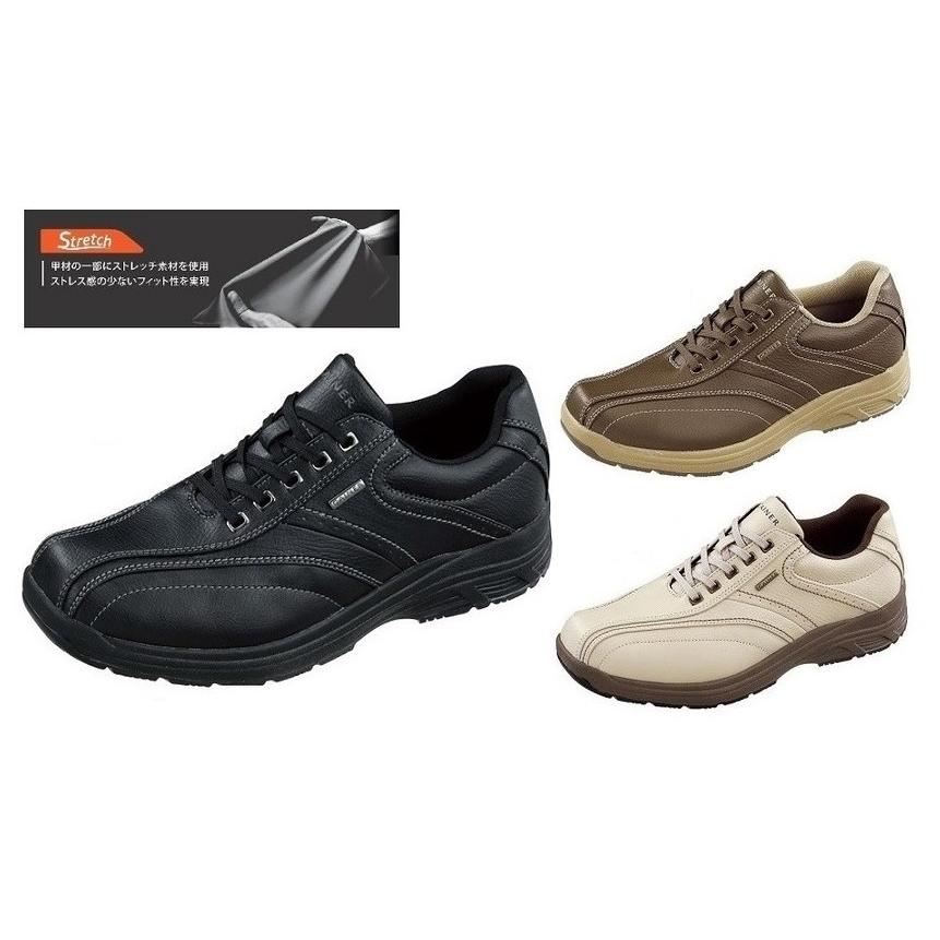 ゲイナー 003 幅広4e メンズ スニーカー ウォーキング コンフォートシューズ ストレッチ Gn 003 靴の雅楽 通販 Yahoo ショッピング