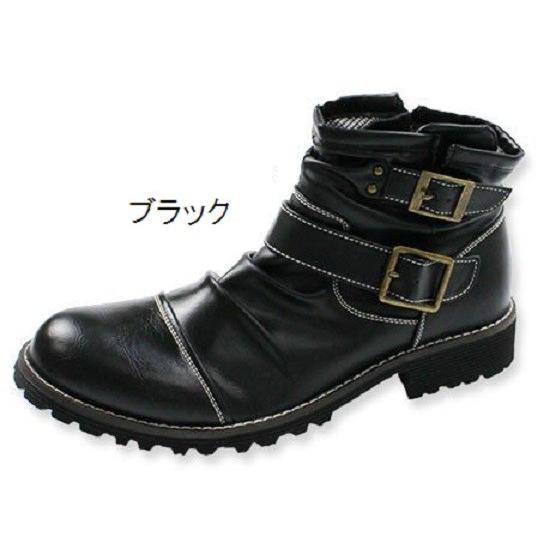 アルビセレステ IMB-8892 メンズ ブーツ ショート カジュアル 防滑 おしゃれ｜garakushoes｜02