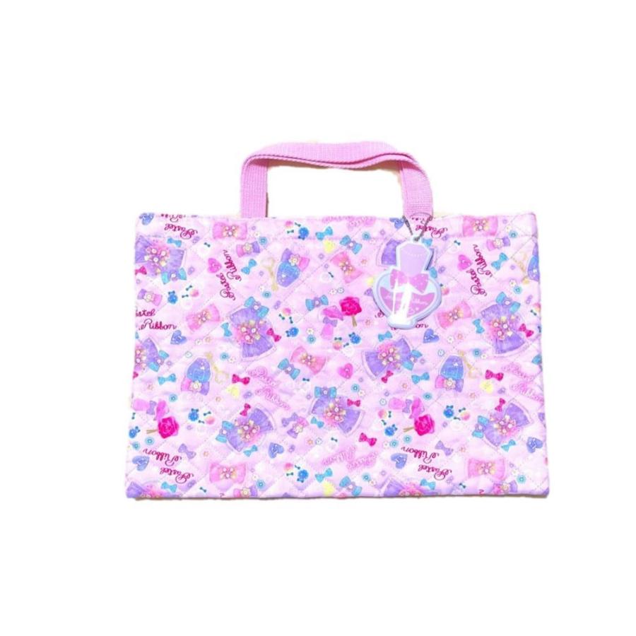 レッスンバッグ リボンキルト レッスンバッグ 上履き入れ お弁当