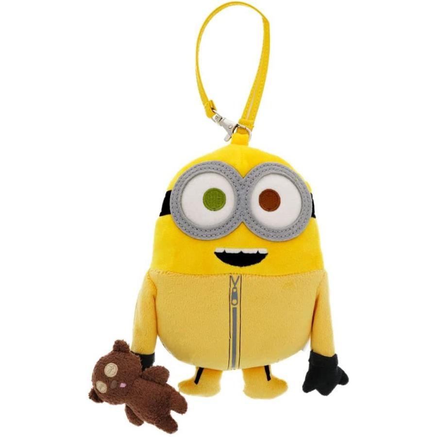 ミニオンズ フィーバー ぴこぴこ ぬいぐるみ パスケース ボブ ティム Icカード入れ 定期入れ 通勤 通学 習い事 かわいい 目立つ 正規品直輸入