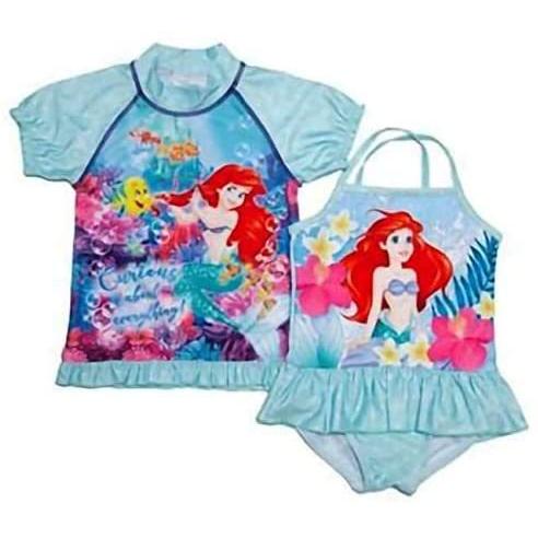 ディズニー プリンセス アリエル 水着 ワンピース ラッシュガード キッズ キャラクター 女の子 ガールズ Bg51f 我楽多ファクトリー 通販 Yahoo ショッピング