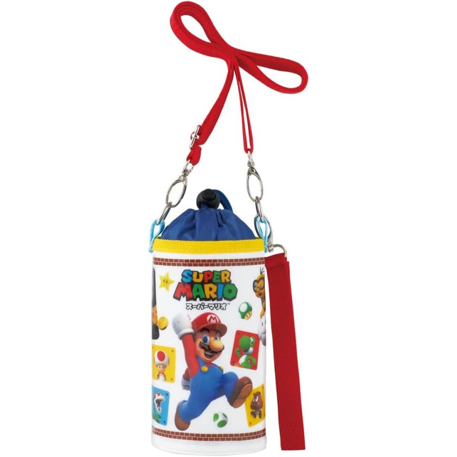 スーパーマリオ エナメル ペットボトル ホルダー 水筒 ケース