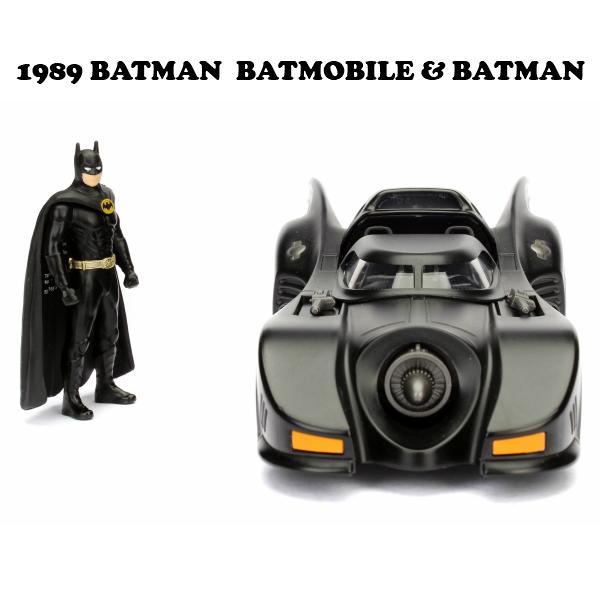 JADATOYS 1/24 1989 BATMAN BATMOBILE W/BATMAN バットモービル JADATOYS 1/24 1989 BATMAN BATMOBILE W/BATMAN バットモービル