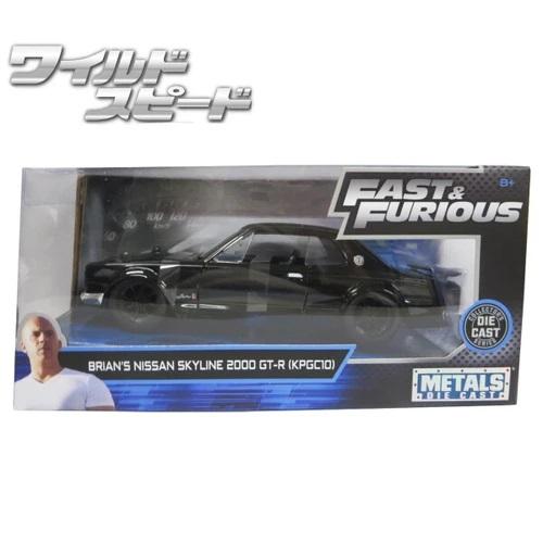 Nissan Skyline 2000GT-R ハコスカ ミニカー JADATOYS 1:24 ワイルドスピード ダイキャストカー BRIAN'S NISSAN