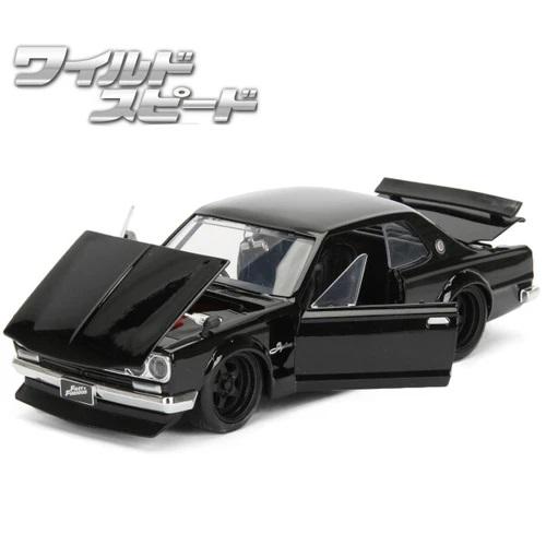 Nissan Skyline 2000GT-R ハコスカ ミニカー JADATOYS 1:24 ワイルドスピード ダイキャストカー BRIAN'S NISSAN