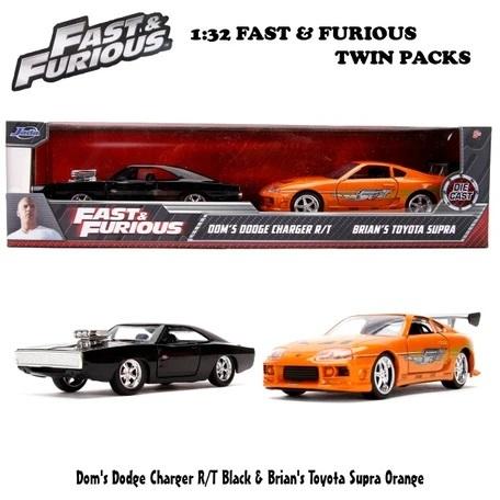 JADATOYS 1:32 ワイルドスピード ダイキャスト ツインパック ミニカー