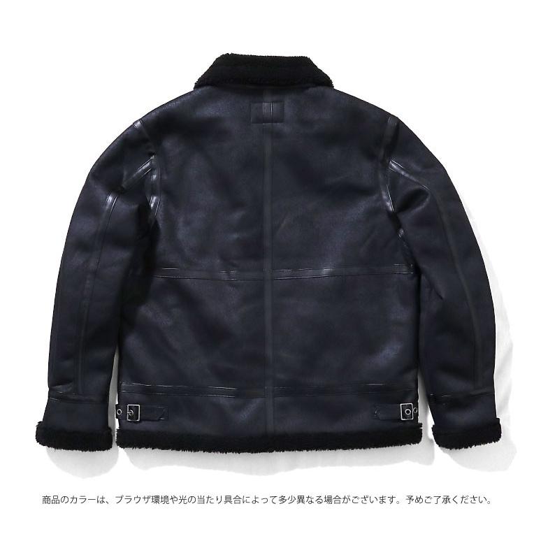 HOUSTON（ヒューストン） 50921 FAKE MOUTON B-3 JACKET / フェイク