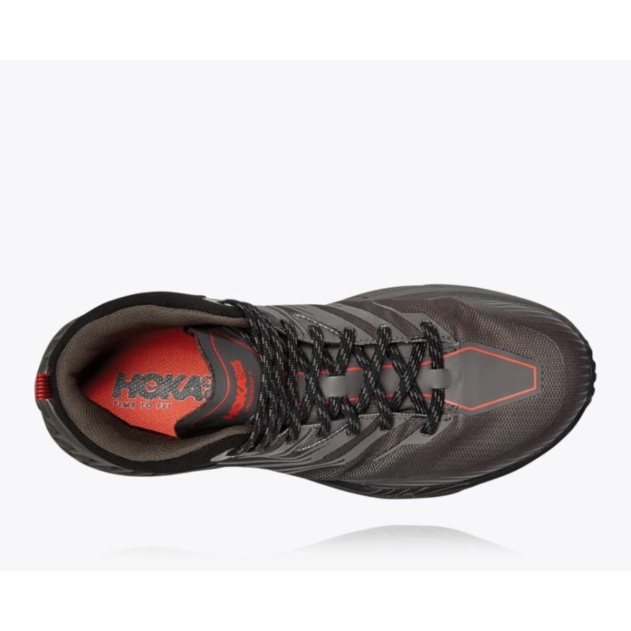 HOKA ONEONE SPEEDGOAT MID 2 GTX (ANTHRACITE/DARK GULL GREY HOKA ONEONE SPEEDGOAT MID 2 GTX (ANTHRACITE/DARK GULL GREY