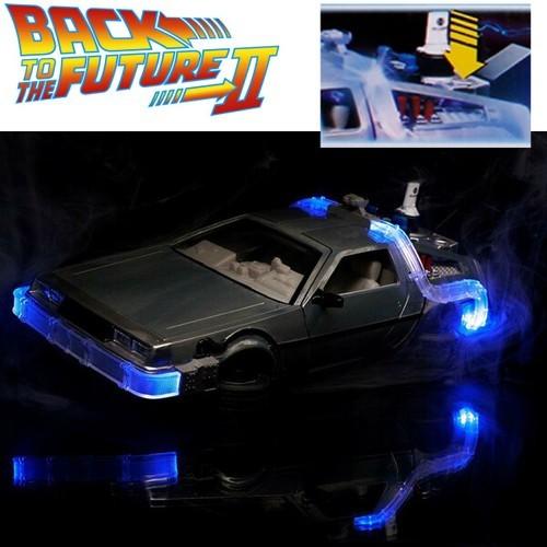 1:24 BACK TO THE FUTURE PART II - TIME MACHINE W/LIGHT 1:24 BACK TO THE FUTURE PART II - TIME MACHINE W/LIGHT