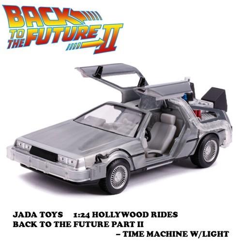 1:24 BACK TO THE FUTURE PART II - TIME MACHINE W/LIGHT 1:24 BACK TO THE FUTURE PART II - TIME MACHINE W/LIGHT