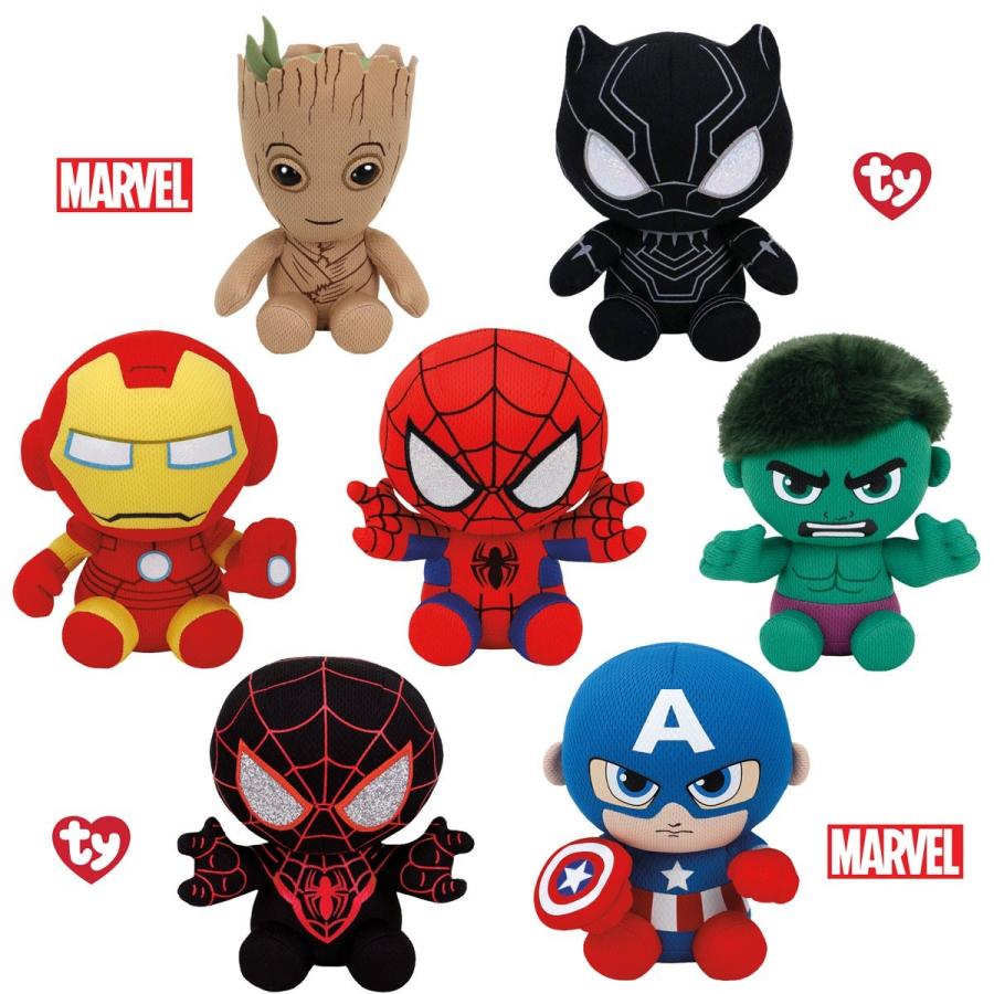 MARVEL TY Marvel ぬいぐるみ ビーニー キャプテンアメリカ MARVEL TY Marvel ぬいぐるみ ビーニー キャプテンアメリカ
