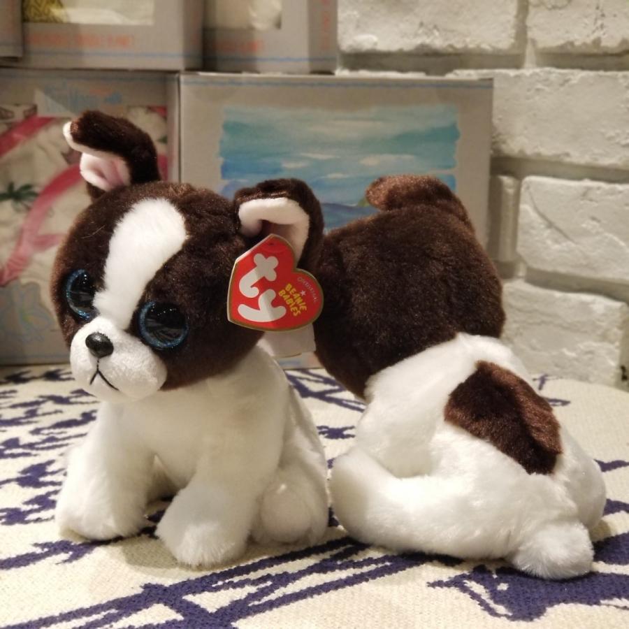 ビーニーブーズ Ty ポーシャ Portia Mサイズ ぬいぐるみ 犬 イヌ いぬ 白 茶 Ty Garakuta合衆国 Yahoo 店 通販 Yahoo ショッピング