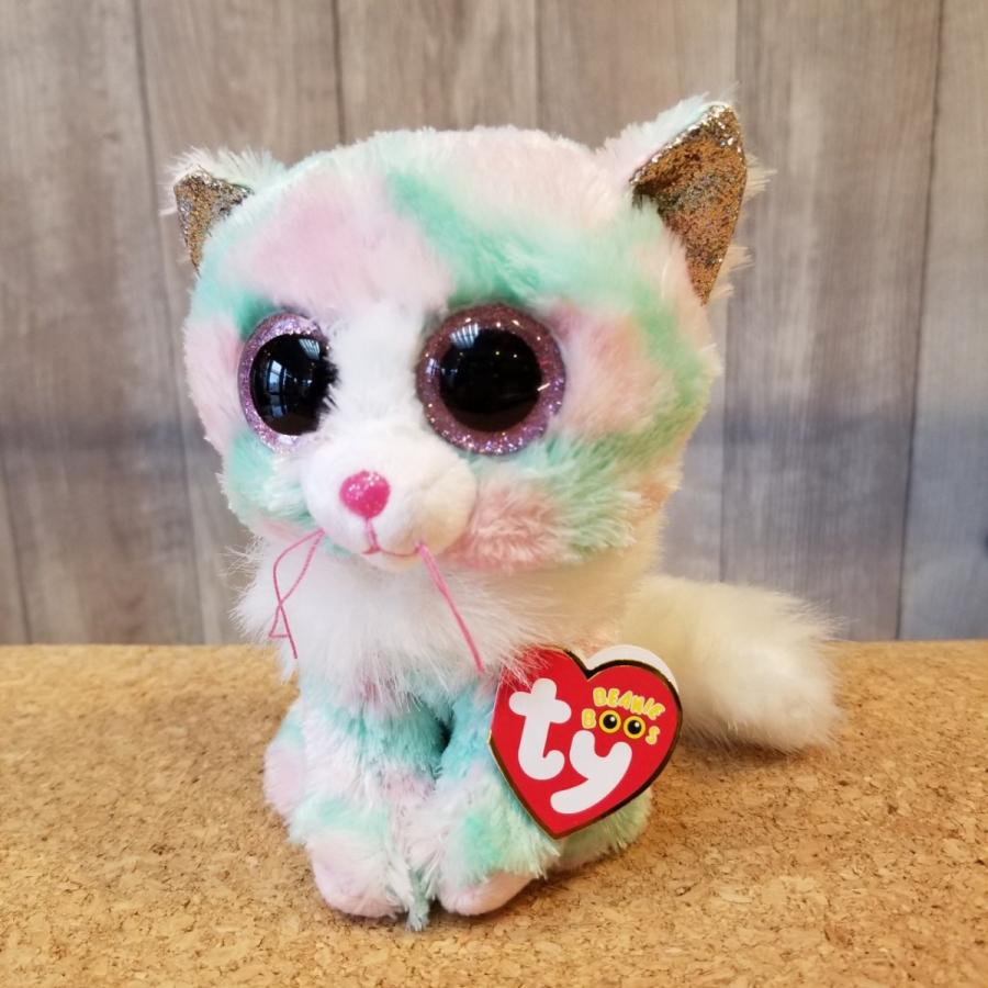 ビーニーブーズ ty 〔 オパール 〕M ネコ 猫 ふわふわ 動物 ぬいぐるみ
