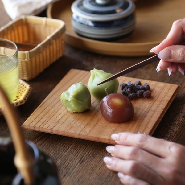 四十沢木材工芸 KITO 匙面菓子皿 四角 木製 銘々皿 取り皿 小皿 四十沢木材工芸 KITO 匙面菓子皿 四角 木製 銘々皿 取り皿 小皿