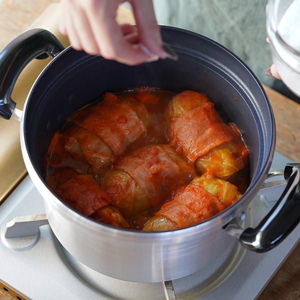 ambai 文化鍋 ガス火用 万能鍋 両手鍋 炊飯鍋 アルミ テフロン 直火 日本製の画像