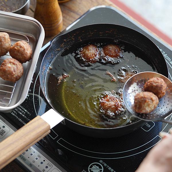 ambai（アンバイ） 玉子焼 深炒20 炒め鍋 深型 揚げ物 鉄 IH対応 ガス