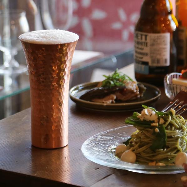 食楽工房 アサヒ 銅 ビアカップ 380ml 純銅鎚目 ビールグラス 食楽工房 アサヒ 銅 ビアカップ 380ml 純銅鎚目 ビールグラス