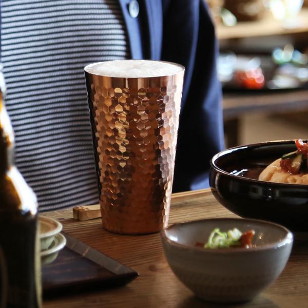食楽工房 アサヒ 銅 タンブラー 450ml 純銅 ビアカップ ビールグラス