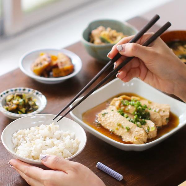 東屋 木箸 黒檀 箸 無塗装 四十沢木材工芸 日本製 お箸 : がらんどう