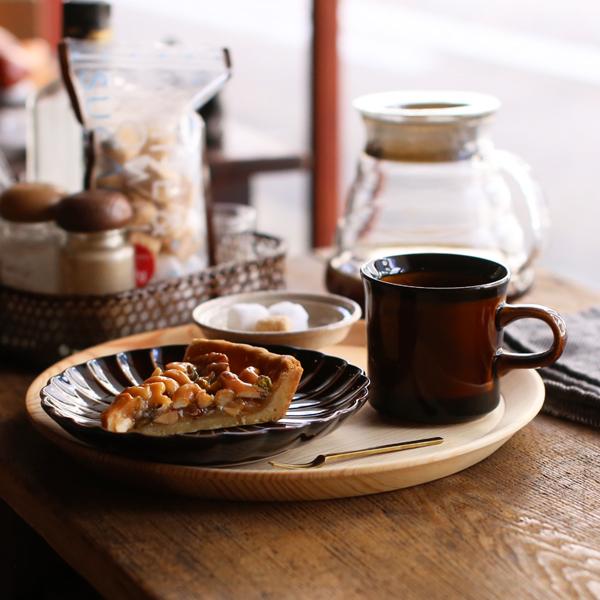東屋 山茶盆 松（マツ） トレイ トレー 挽物 お盆 日本製 : がらんどう
