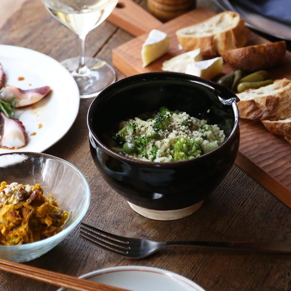 東屋 片口鉢 黒飴 伊賀焼 日本製 陶器 鉢 片口 盛り鉢 : がらんどう 手