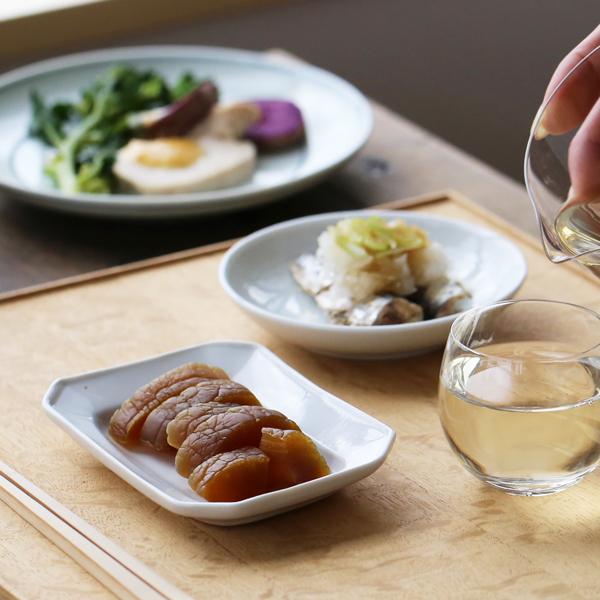 東屋 隅切 四角 波佐見焼 お皿 プレート 光春窯 角皿 小皿 日本製