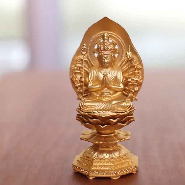 仏像 千手観音菩薩 15.5cm : がらんどう 手仕事品と贈り物