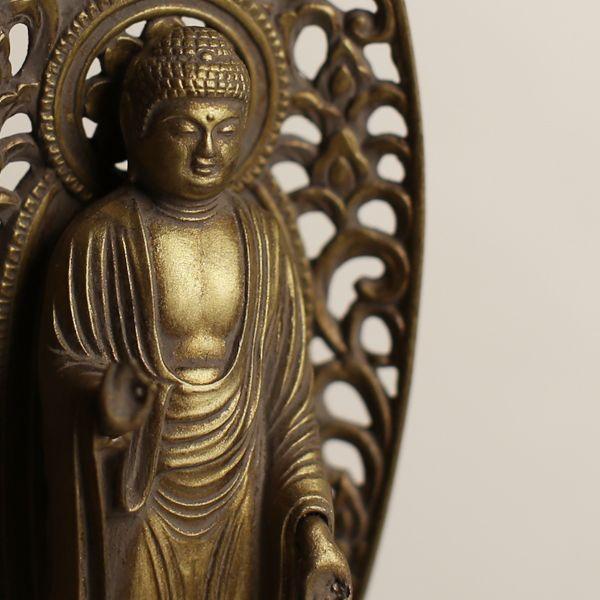 仏像 阿弥陀如来 古美金 15cm : がらんどう 手仕事品と贈り物 仏像 阿弥陀如来 古美金 15cm : がらんどう 手仕事品と贈り物
