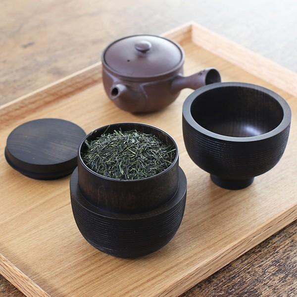 茶筒 我戸幹男商店 KARMI 徳 Sumi 山中漆器 結婚祝い 還暦祝い 母の日