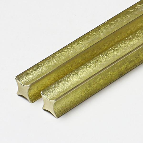 FUTAGAMI カトラリーレスト 流星 大 （2ケ入） 真鍮 真鍮鋳肌 箸置