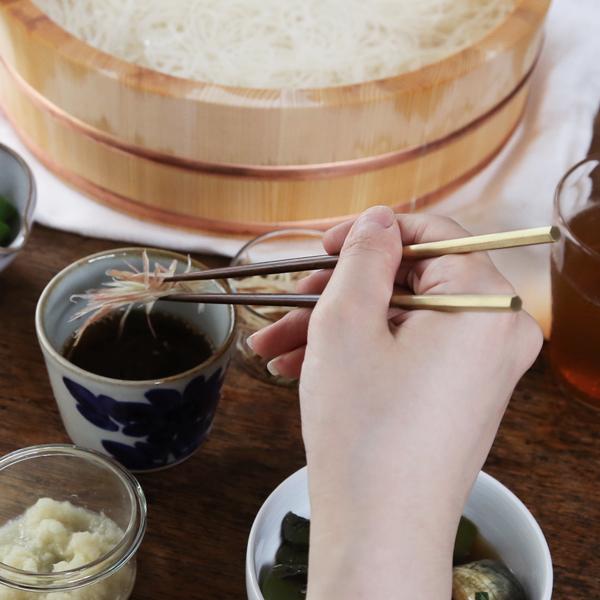 FUTAGAMI 真鍮漆箸 小 真鍮 真鍮鋳肌 箸 フタガミ 二上 ギフト お箸 結婚祝の画像